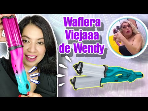 thumbnail video image 2 of Waflera Bed Head Onduladora de Cabello y Pelo Para Ondas Profundas de Sirena y Verano como Wendy Guevara Bed Head Montaña Mess Behave, 2 of 8