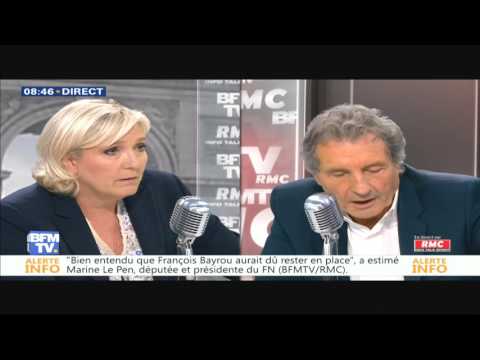 BOURDIN DIRECT du 28/06/17 Marine LE PEN