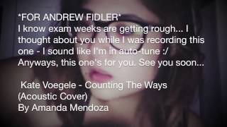 *FOR ANDREW* Kate Voegele   Counting The Ways cover