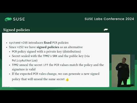Alberto Planas Dominguez: Current state of Full Disk Encryption in openSUSE