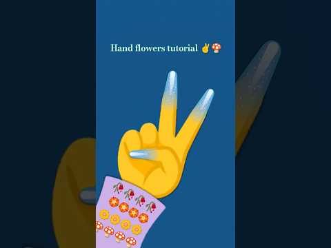 Hand flowers tutorial #viralvideo #duet #youtubeshorts#feedshorts #shama #shortstatus #tutorial