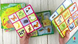 Animal Matching Games and Book bingo hra bingo angličtina