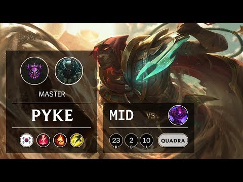 Pyke Mid vs Malzahar - KR Master Patch 9.6