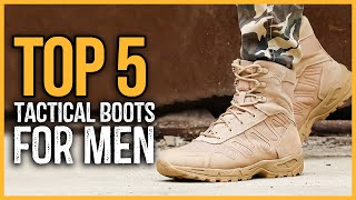 Best Tactical Boots for Men 2024 | TOP 10 Best Tactical Boots For Military & Survival
