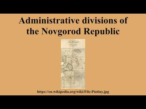 Administrative divisions of the Novgorod Republic