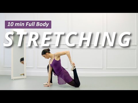 Full Body Stretching Routine Follow Along | NO VOICE | Ballet For All
