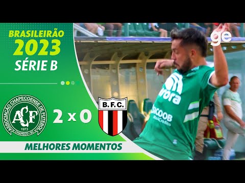Gols e lances de Chapecoense x Botafogo-SP