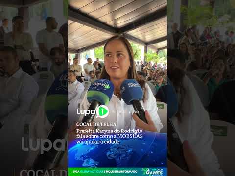 COCAL DE TELHA: Prefeita Karine do Rodrigão fala sobre como a MOBSUAS vai ajudar a cidade.
