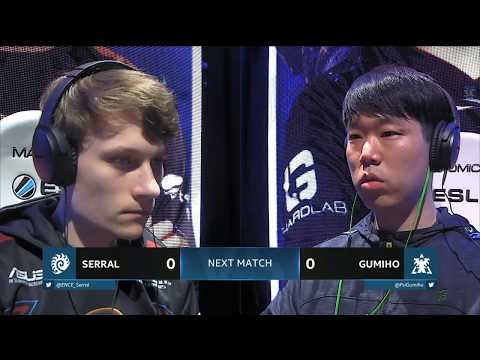 Serral (Z) vs. GuMiho (T) StarCraft Season IEM 2019 - Group C
