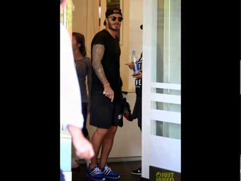 David Beckham Cuddling With His Dog is the Cutest Thing