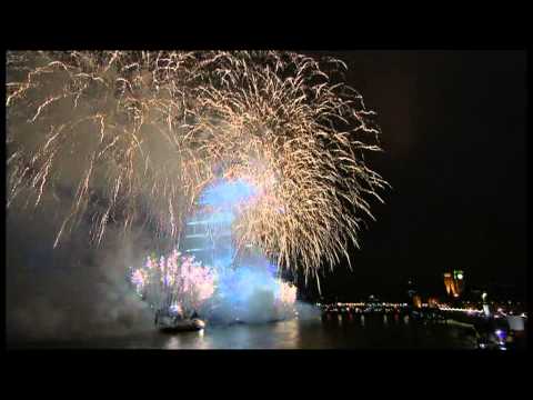 LONDON FIREWORKS 2012 NEW YEAR HD FULL VERSION!!!