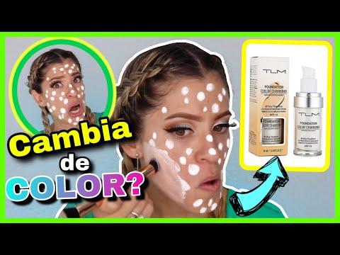 PROBANDO LA BASE QUE CAMBIA DE COLOR | UNA BASE PARA TODOS LOS TONOS DE PIEL? NatyGloss