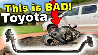 Water Coolant Bypass Pipe Repair on Toyota Hilux - Tacoma - Hiace - Innova - Fortuner - 4Runner