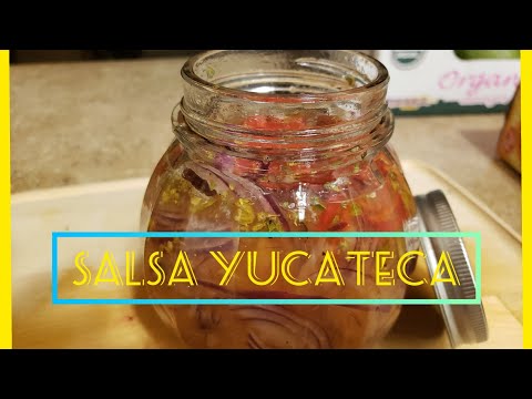 salsa de habanero con cebolla salsa yucateca para tacos 🌮