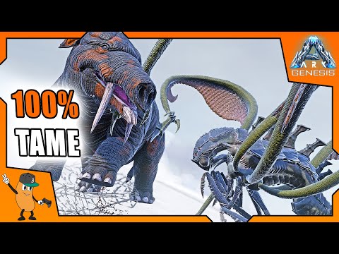 HOW TO GET 100% TAMING EFFECTIVENESS BLOODSTALKER | Ark Genesis Guide