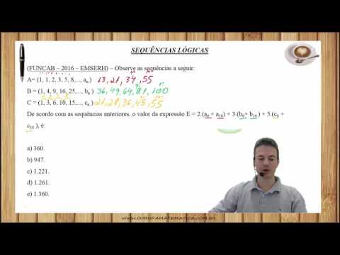 0836 - FUNCAB - SEQUÊNCIAS LÓGICAS