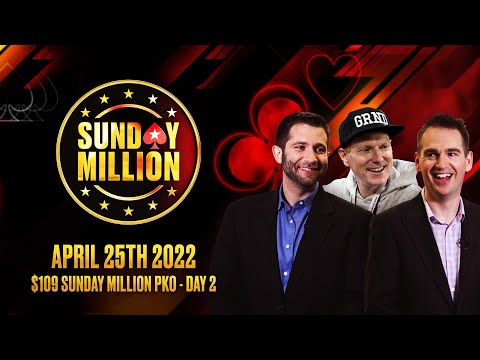 $109 SUNDAY MILLION PKO - Day 2 ♠️ Hosted by James, Joe, & Felix ♠️ PokerStars