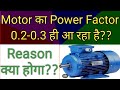 Motor Low Power Factor| Why Motor PF is Low| Active Power vs Reactive Power