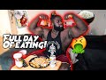 FULL DAY OF EATING AT 300+ LBS!! 7K CALORIES??