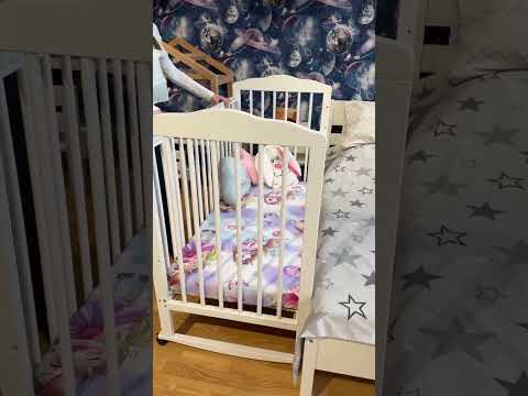 фото кроватка детская giovanni comfort (белый) колесо-качалка (джованни) быстросъемная стенка 0