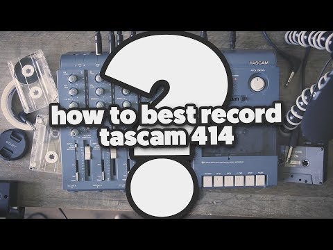 How to best record the Tascam 414? (4 tracks simultaneous)