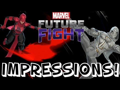 Crazy skills, Uniform options, and Moon Knight already showing higher damage! Marvel Future Fight