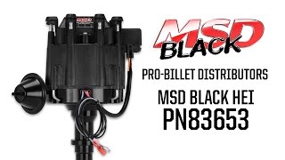 MSD Black Pro-Billet HEI Distributor