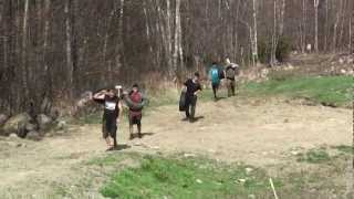 preview picture of video 'The Tire Carry at Camp Larga Mud Run in Charleston, Maine'