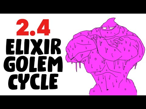 2.4 Elixir Golem Cycle- Always Attack, Never Defend!