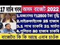 Assamese Big Breaking News Today 17 March Assam Budget Orunodoi Asoni Payment Hike News