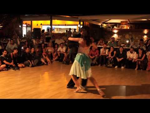  Utku Kuley  and  Iris Basak Dogdu  are  dancing  to  "  Tus Palebras Y La Noche  "  by  Carlos di Sarli