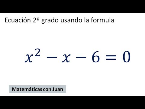 ▷ Resolución de una ecuación cuadrática o de segundo grado paso a paso usando la fórmula general
