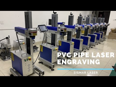 PVC pipe inline laser marking video