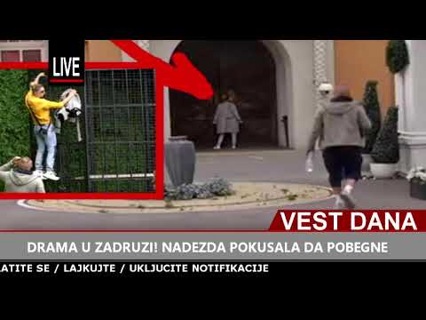 DRAMA U ZADRUZI RAZVALJUJE KAPIJU PUSTITE ME NAPOLJE