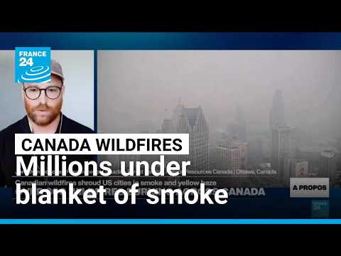 Canadian wildfire sends hazardous smoke spewing into US