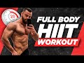 20 Minute FULL BODY HIIT Home Workout (No Equipment)