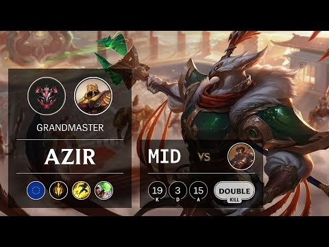 Azir Mid vs Viktor - EUW Grandmaster Patch 9.6