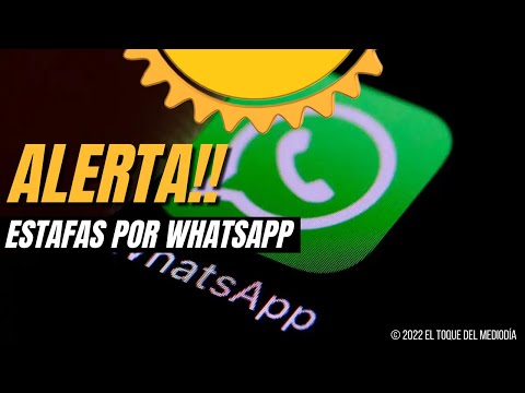 ESTAFAS POR WHATSAPP (ALERTA!!)