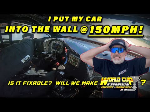 Wrecked Red Demon @ 150MPH! In-Car Footage -  Fixed for World Cup Finals 2025? 6 second Stick Shift