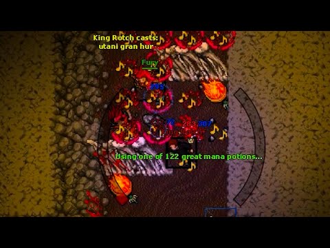TIBIA - ED 83 doing 1.7kk exp/h Furys MOTA