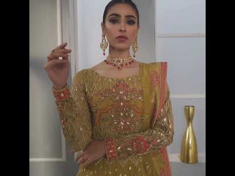 Akbar Aslam Libas e Khas Wedding Collection 3pc Suit AAWC-1330 YARROW