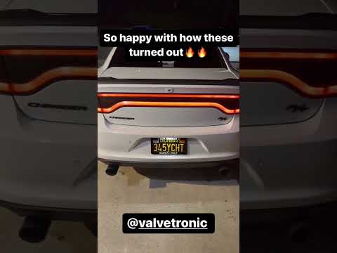 Charger R/T Sound Difference🤪VALVETRONIC Designs Universal Mufflers #dodge #charger #exhaust #car