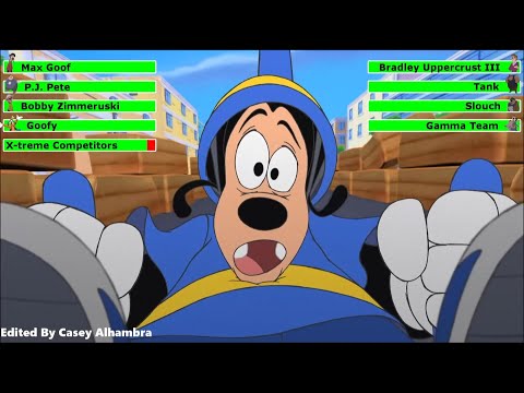 An Extremely Goofy Movie (2000) Final Race with healthbars 1/2