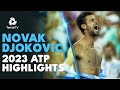 Novak Djokovic's RECORD BREAKING Season: 2023 ATP Highlight Reel