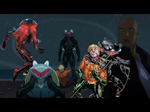 Black Manta - All Scenes (JL: Throne of Atlantis)