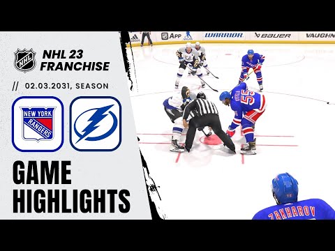 NHL 23 - New York Rangers vs Tampa Bay Lightning | Regular Season, Game 67 | 02.03.2031