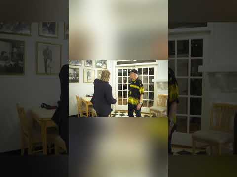 Jerry Phillips and John Singleton tour through Sun Records in Nashville, Tennessee.