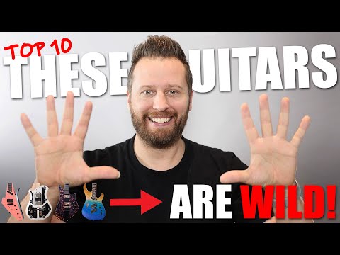 10 of the Most INNOVATIVE and UNIQUE Guitars Ever Made!!