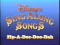 Disney S SingAlong Songs Ending 1986 Theme VHS Capture
