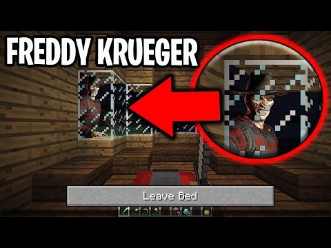 Freddy Krueger keeps visiting our Minecraft base at Night.... (Scary Minecraft Video)